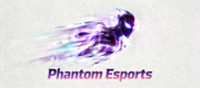 Phantom Esports电竞俱乐部logo - 紫色幻影风格体现神秘与技巧