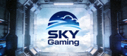 SKY Gaming电竞俱乐部logo - 深蓝色调象征天空与无限可能
