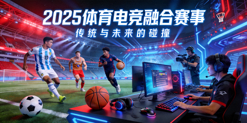2025赛季体育电竞融合赛事现场，传统体育与电子竞技元素创新结合