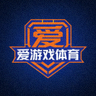 爱游戏体育官方标志，橙蓝配色的电竞风格品牌图标