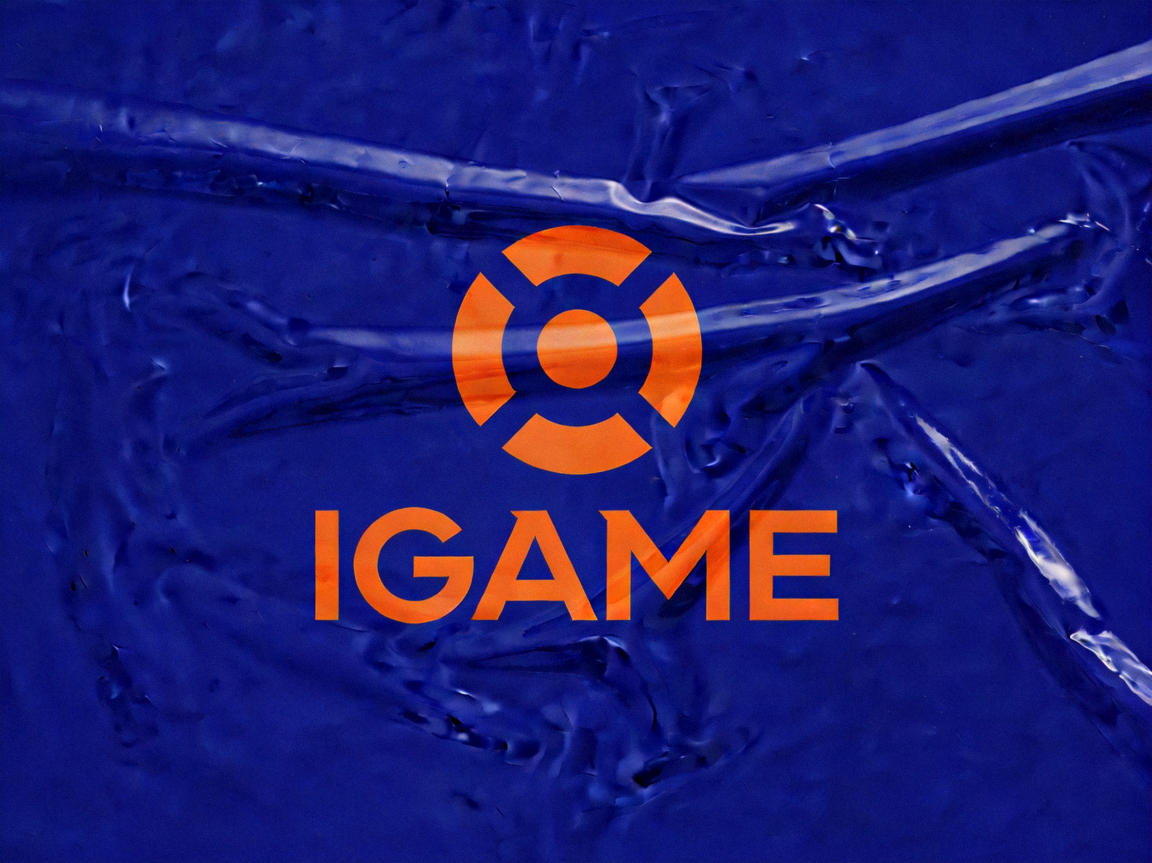 爱游戏体育官方logo标识，深蓝底橙色圆形图标搭配IGAME字样