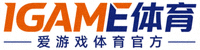 爱游戏体育官方品牌标志，橙色与深蓝色搭配的IGAME体育中文首页标识